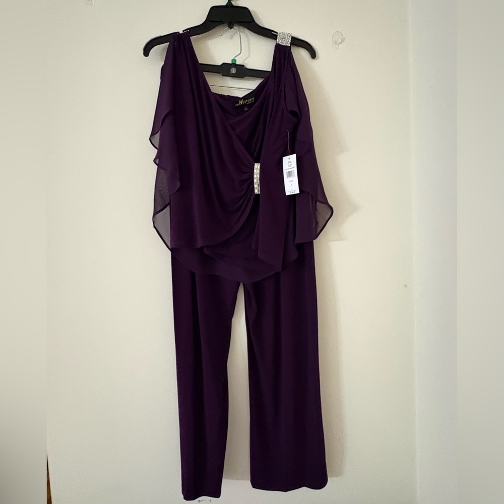 NWT JM.STUDIO Purple Two Piece Set